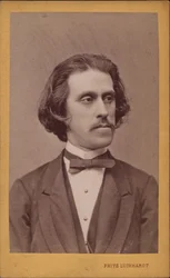 Portrett av komponisten Josef Strauss 1827-1870, ca. 1868.