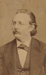 Portrett av organisten og komponisten Edmund Kretschmer 1830-1908, ca. 1880