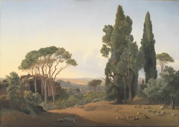 Utsikt fra Hadrians villa, Tivoli