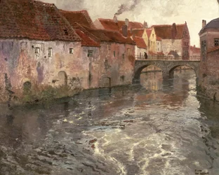 Broen i Antwerpen (eller Oudenard), 1902