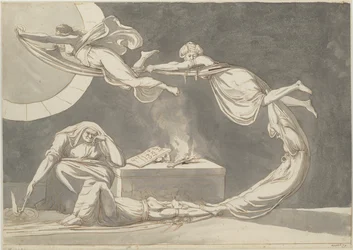 Trollingscene med en heks ved alteret, 1779.