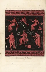 The Eleusinian Mysteries, innvielser for kulten til Demeter og Persephone basert på Eleusis, Hellas