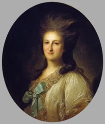 Engelsk: «Portrett av V.E. Novosiltsova» Portrett av V.E. Novosiltsova
