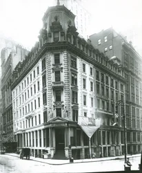 J.P. Morgan Building, Wall Street, New York City (foto av gelatinsølv)