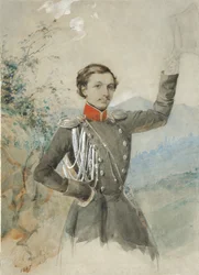 Portrett av Semyon Dmitrievich Lisanevich 1822-1877, 1847-1849