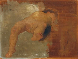 Tilbakelent putto