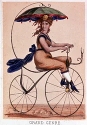 Sykkel i 1869: «Stor sjanger» - lit. av Darlinghe etter Gosthiaux, bibel for byen Paris.