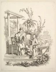 Toalettet, ca. 1742.