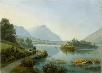 Lauerzsjøen med Schwanau-øya