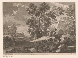 Kristus og Emmaus Landskap med scener fra Kristi liv (serietittel)