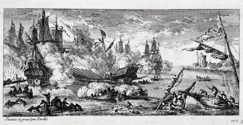 Sjøslaget ved Agosta (dagens Augusta på Sicilia) mellom den franske flåten og en spansk og nederlandsk allianse 22. april 1676. Også kalt slaget ved Gibel-fjellet (Gibel-fjellet) eller slaget ved Famagusta.