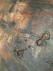 Sprukket bronsepatina
