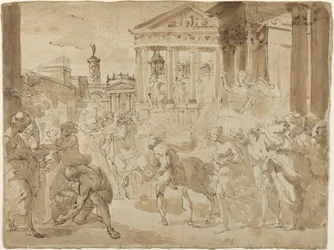 Et triumftog i det gamle Roma