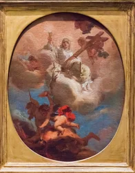 The Triumph of Religion (olje på panel)