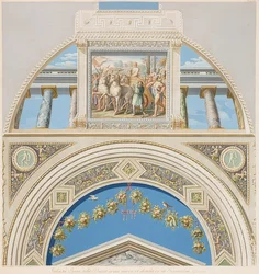 Bezel og hvelv med Triumph Davids. 1774