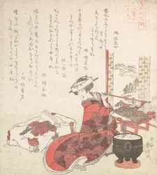 Courtesane, 1800-tallet.