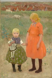 Søstrene, ca. 1895.