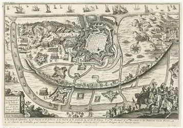 Beleg van Oostende, 1601 Beleiringen og utvisningen av villaen i Oostende av erkehertug Alberto i år 1601 (tittel på objekt)