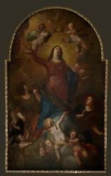 Sognekirke (Sint-Walburgakerk). Maleri. Gaspar de Crayer. 1652