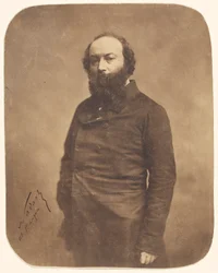 Portrett av Théodore Rousseau 1812-1867, 1855-1859.