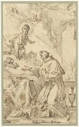 Kristusbarnet vises for den hellige Antonius av Padua