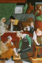 Marias fødsel og bebudelsen til St. Anne og St. Joachim