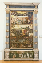 Åpningen av det sjette segl, Ezekiels syn og den siste dommen, 1584