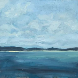 Sjølandskap, 2016 (olje på lerret)