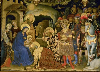 De vise menns tilbedelse (tempera på tre)