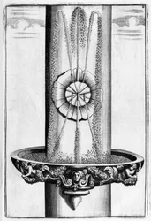 Dekorativ fontenedesign, 1664