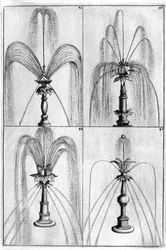 Dekorativ fontenedesign, 1664