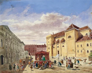 Utsikt over Freyung, Wien