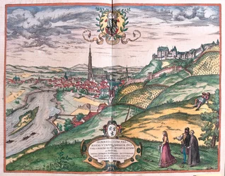 Colonia, Tyskland - i #39;Civitates Orbis Terrarum#39; av Georg Braun, Köln 1617