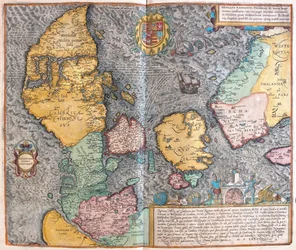 Danmark - i #39;Civitates Orbis Terrarum#39; av Georg Braun, Köln 1617