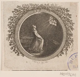 Titelvignet til S. Richardson: "Miss Clarissa Harlowes Historie", sjette del