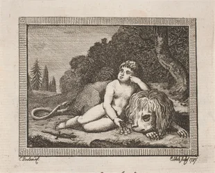 Vignett for J. H. Wessels "Alle skrifter"
