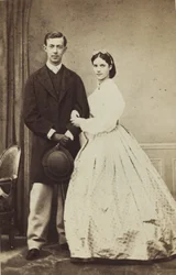 Portrait of Grand Duke Nicholas Alexandrovich of Russia 1843-1865 and Princess Dagmark, 1864.    1198050   no       norwegian Successfully Translated  Original: The Circumcision Translat: The Circumcision 1339020 no norwegian Successfully Translated Origin