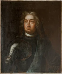 Charles I de Hesse Cassel - Portrett av Charles I (1654-1730), Landgrave of Hessen-Kassel, av Schroder, Georg Engelhard (1684-1750). Olje på lerret. Mål: 83x69 cm. Nationalmuseum Stockholm