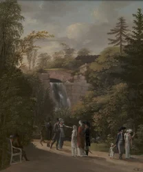 Dansk: Fossen i Frederiksberg Have