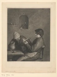 Røyker og drikker