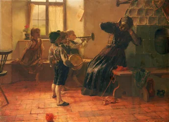 Konserten (olje på lerret)