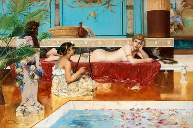 De romerske badene, 1882