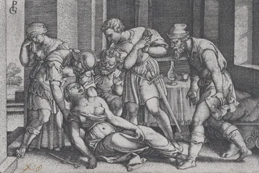 Lucretias selvmord, fra Scener fra romersk historie.