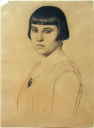 G. Scholz, portrett av Elisabeth Scholz
