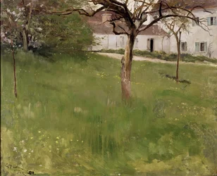 En hage i Grez, 1884