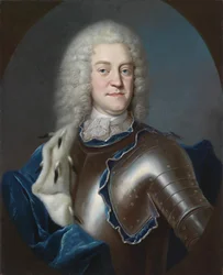 Portrett av Christian Ludwig II, 1683-1756 hertug av Mecklenburg, 1731-1732