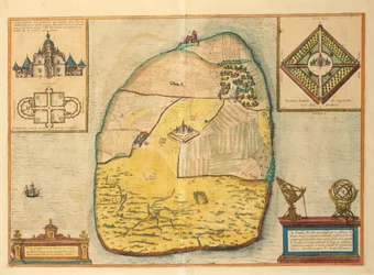 Uranienborg fra Cities of the World av Georg Braun
