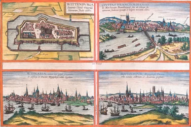 Wittenberg, Frankfurt, Wismar, Rostock, Tyskland