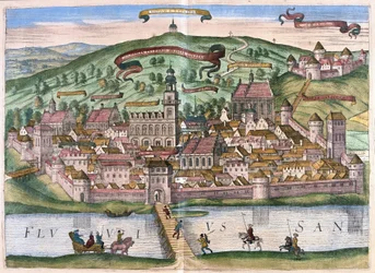 Przemysl, Polen (gravering