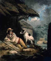 The Shepherd, gravert og pub. av William Barnard (1774–1849)